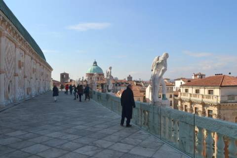 Vicenza: La terrazza della Basilica Palladiana